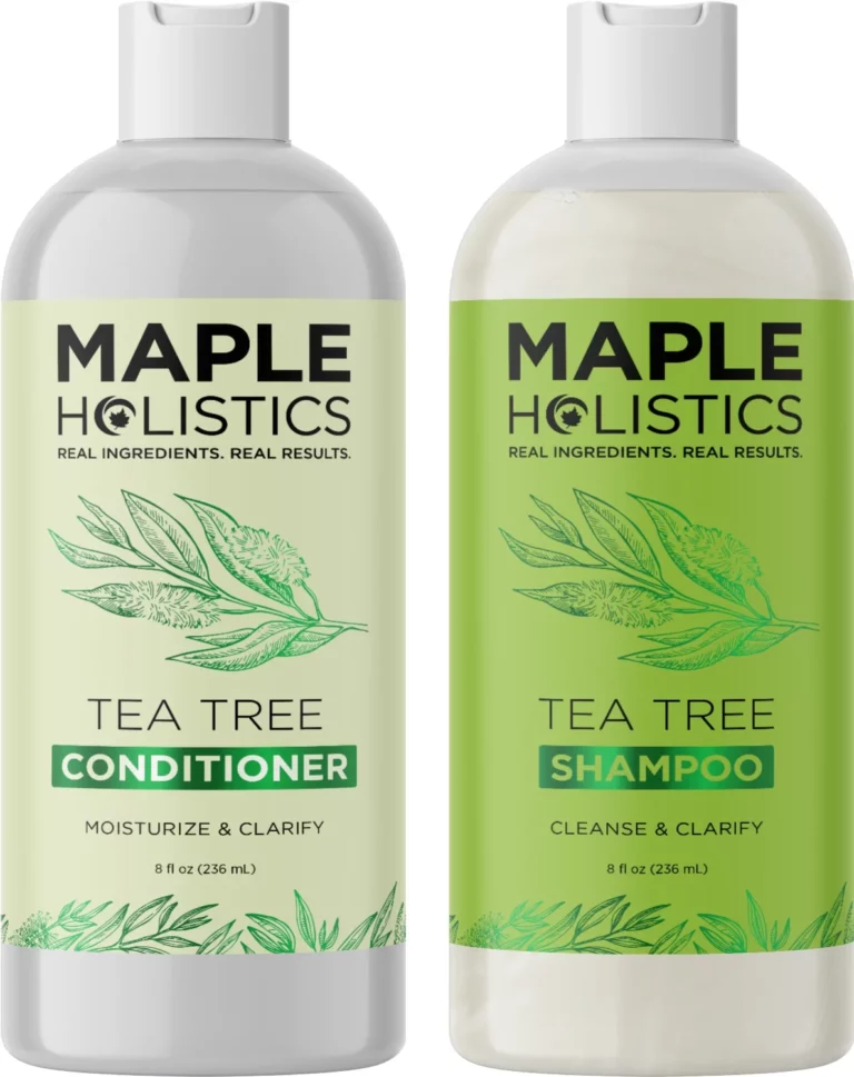 1 Best Tea Tree Shampoo: (2024) and Conditioner with Scrubber- soft special silicone